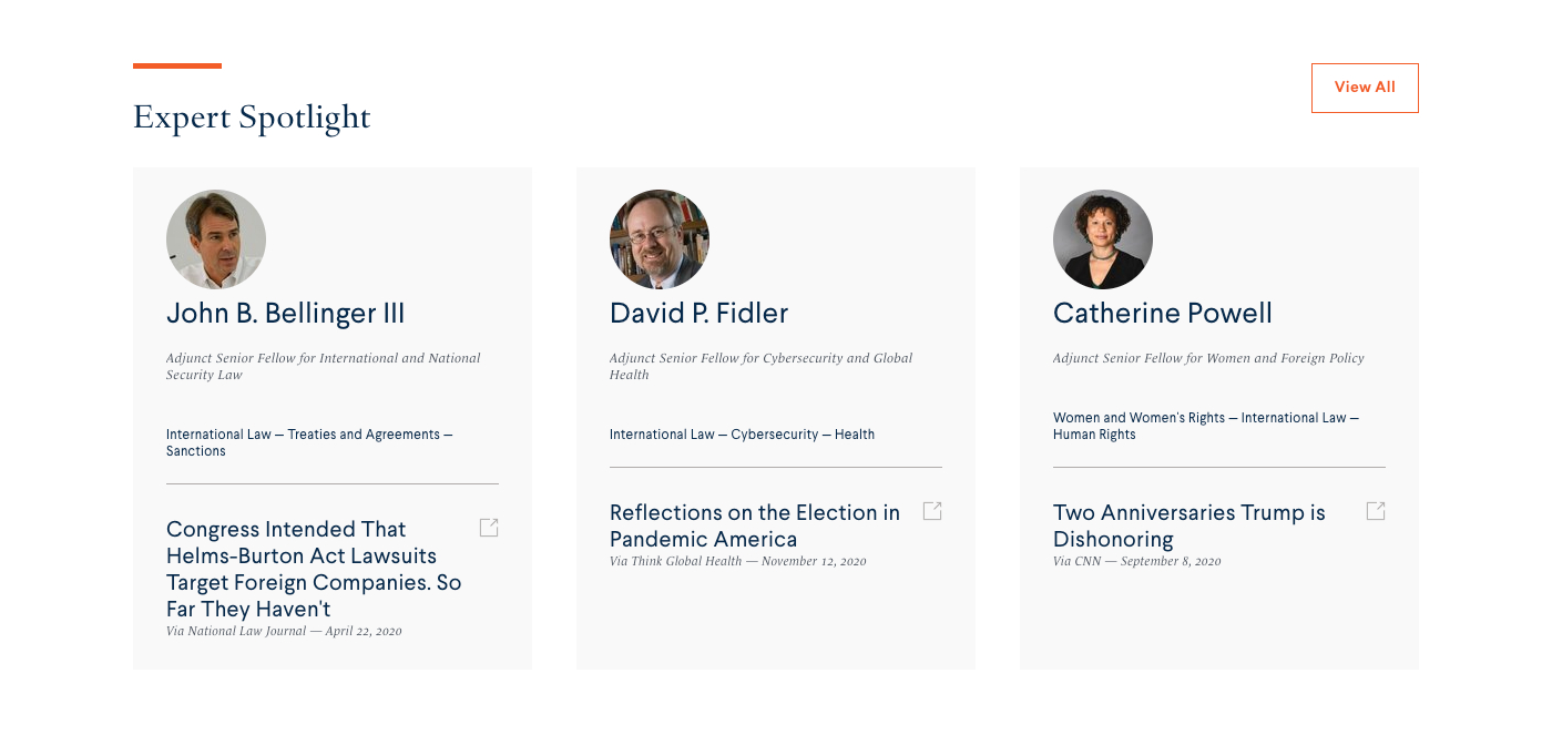 Council on Foreign Relations | SJ Innovation LLC